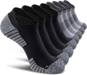 No Show Sports Compression Socks for Men and Women Circulation 4/8 Pack