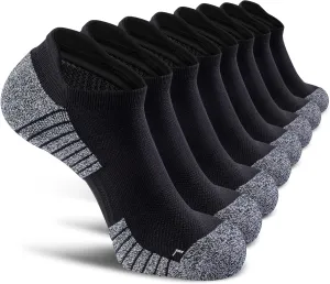 No Show Sports Compression Socks for Men and Women Circulation 4/8 Pack