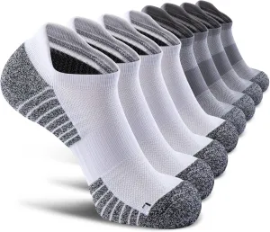 No Show Sports Compression Socks for Men and Women Circulation 4/8 Pack