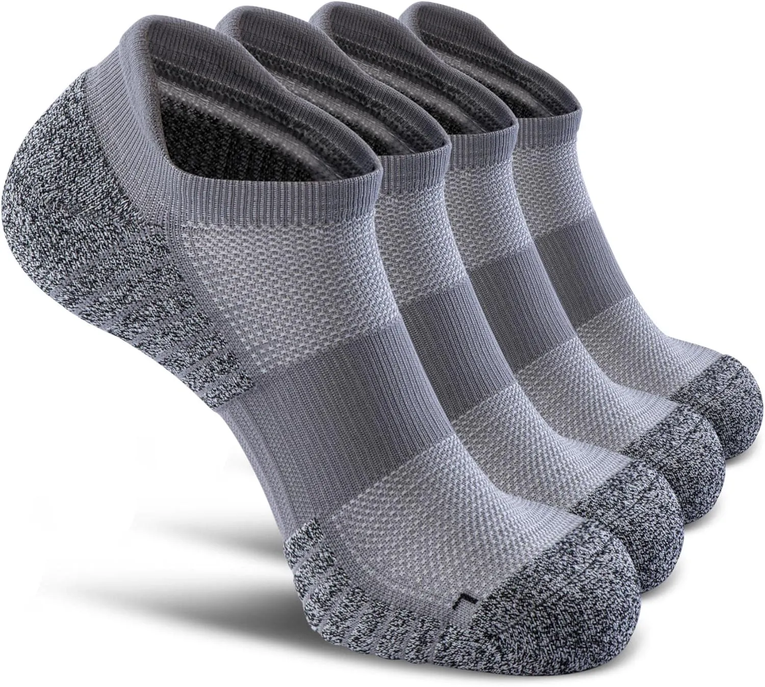 No Show Sports Compression Socks for Men and Women Circulation 4/8 Pack