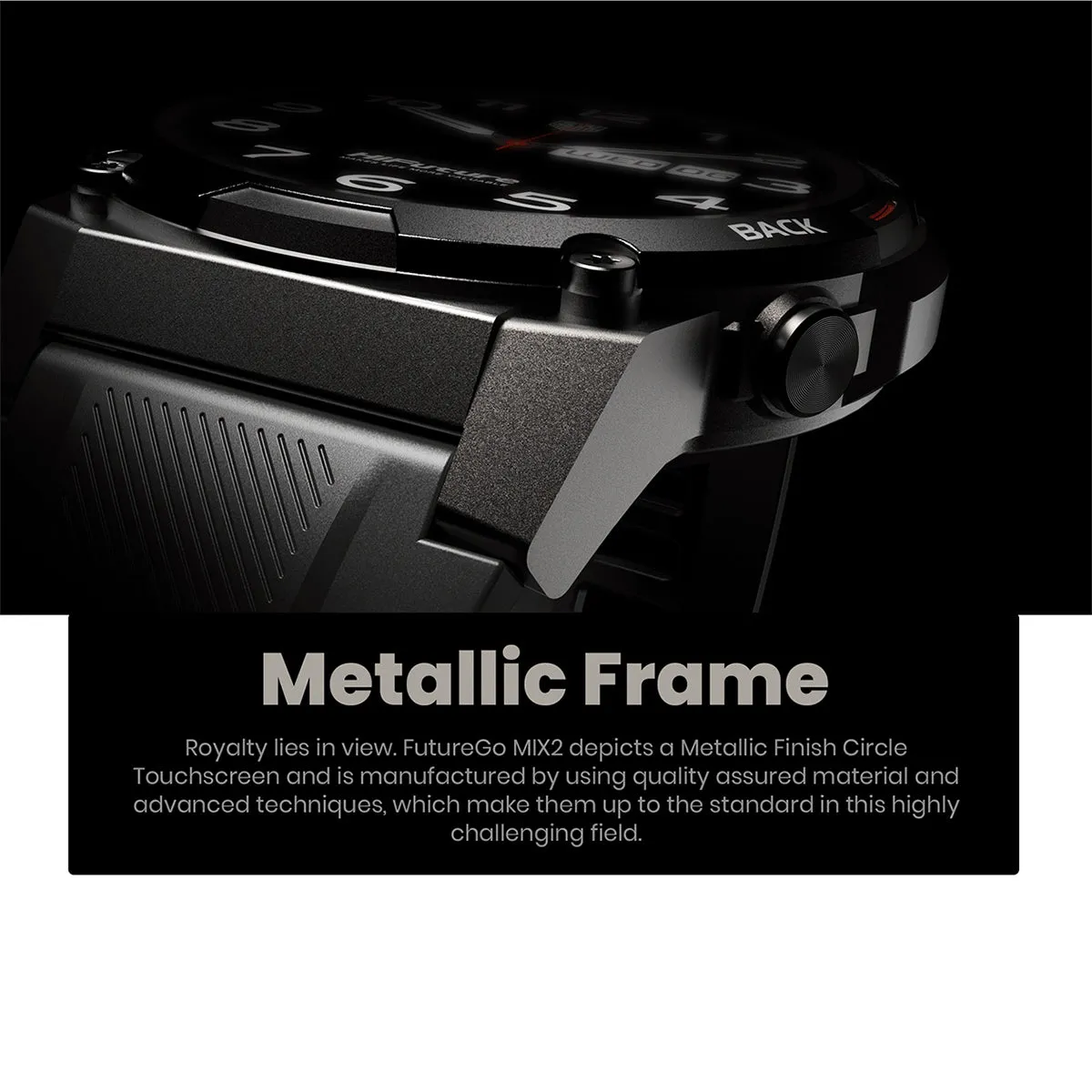 O2W SELECTION HIFUTURE FutureGo Mix2 Amoled Rugged Sports Smartwatch