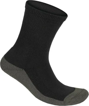 Orthofeet Extra Roomy Non-Binding Non-Constrictive Circulation Seam Free Black Socks, 3 Pack
