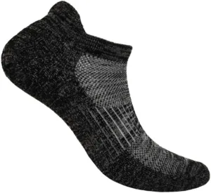 Orthofeet Low Cut Non-Binding Non-Constrictive Circulation Seam Free Black Socks, 3 Pack