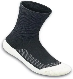 Orthofeet Padded Sole Non-Binding Non-Constrictive Circulation Seam Free Socks, 3 Pack