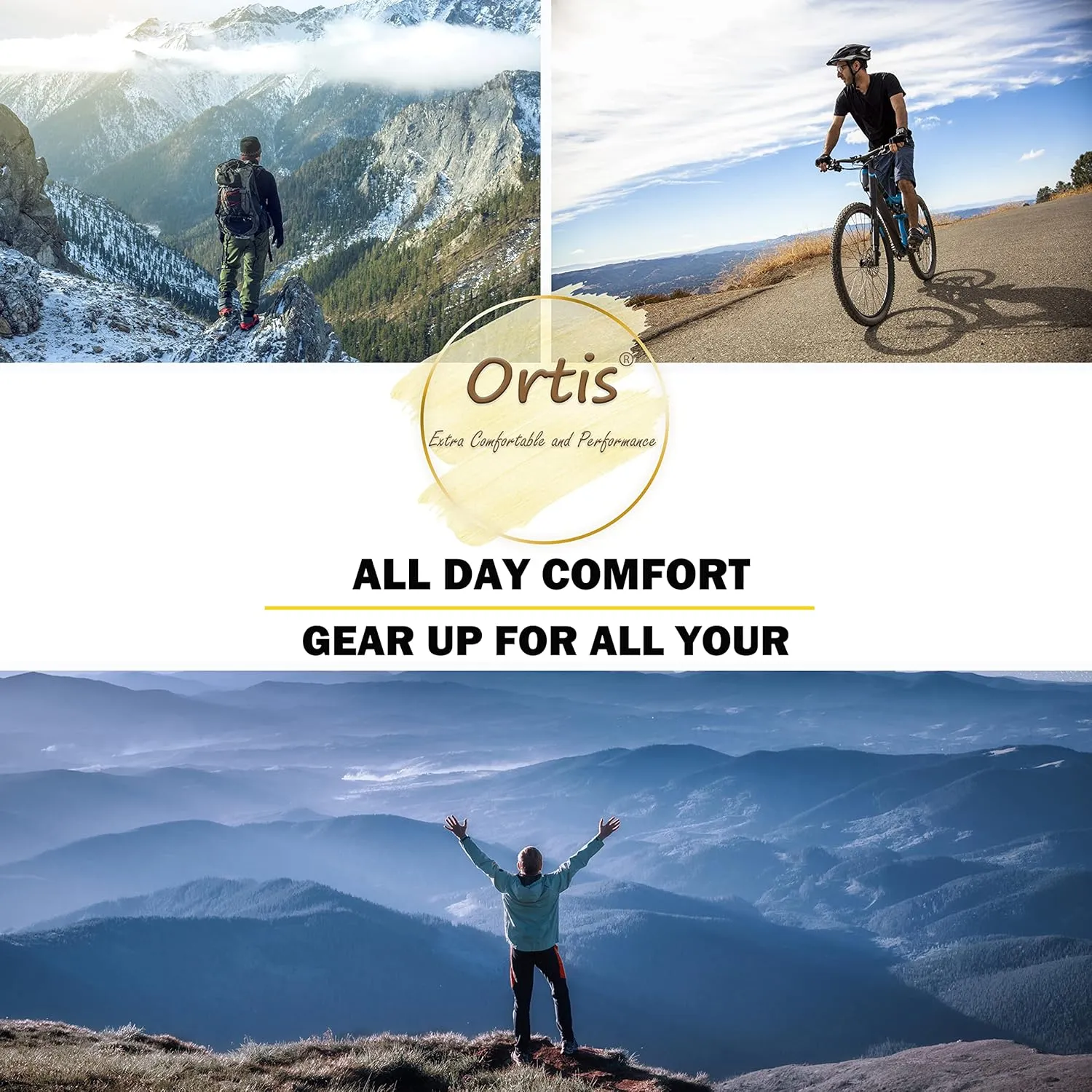 Ortis Cotton Moisture Wicking Mesh Ventilating Running Cushion Low Cut Socks for Men 10 Pack