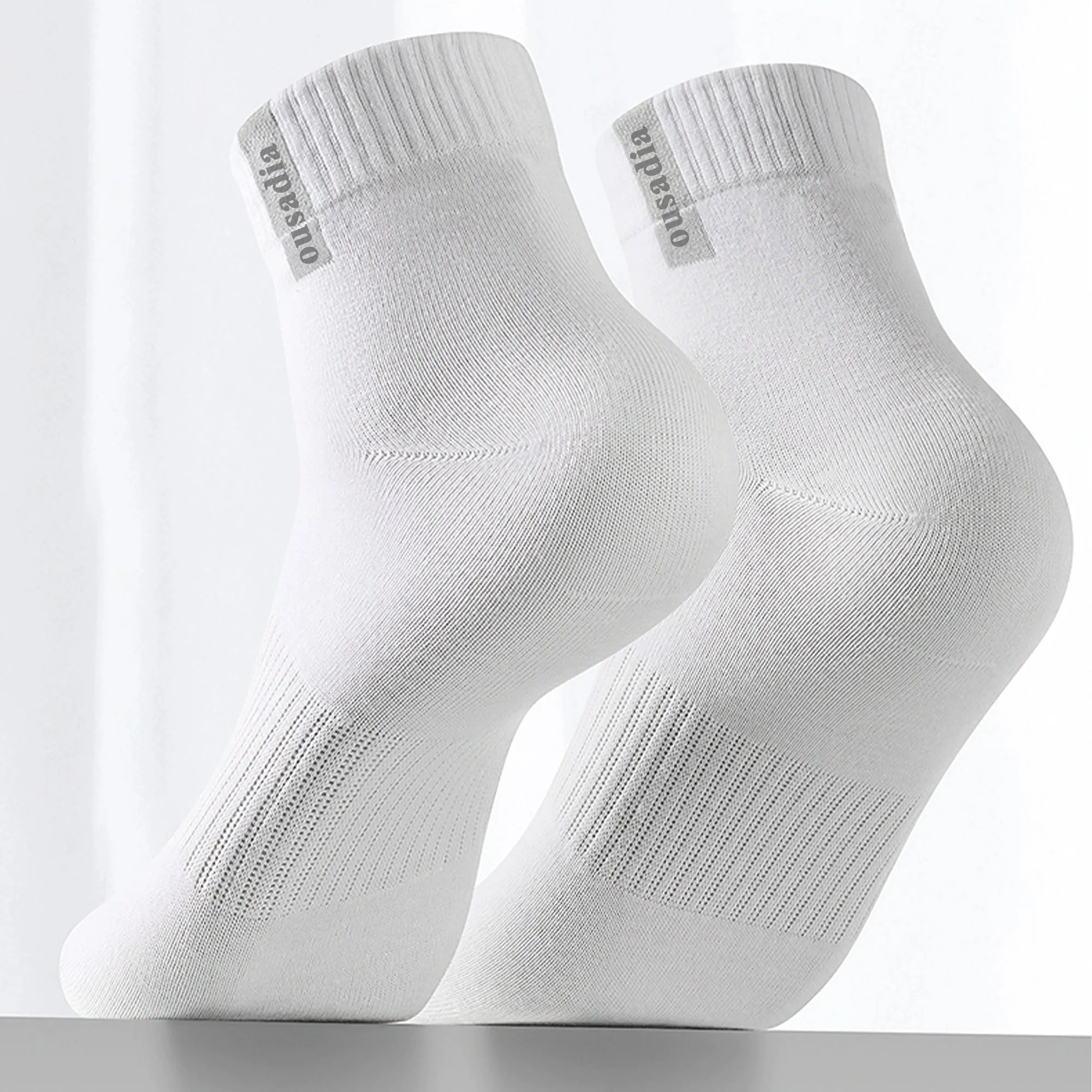 ousadia Men Socks Ankle Soft Moisture-wicking Socks