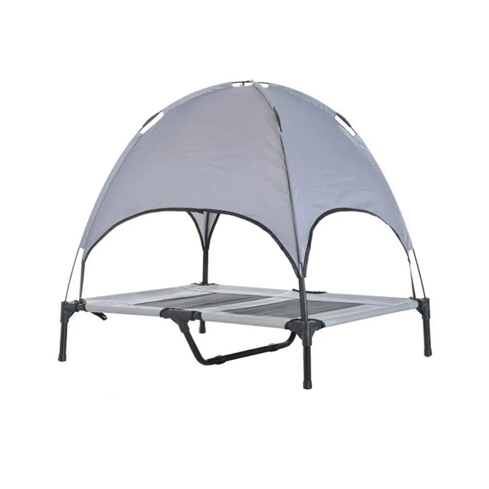 Outdoor Dog Camp Tent With Sun Canopy