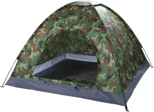 Outvita Camping Dome Tent, 1-4 Person Waterproof Windproof Easy Setup Spacious Family Tents with Carry Bag & Rain Fly for Hiking Backpacking Traveling Glamping Beach