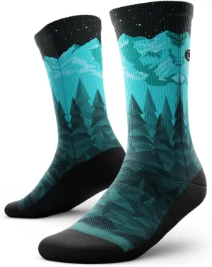 Outway Novelty Crew Socks for Men & Women, Breathable, Moisture-Wicking Athletic Calf Socks with Arch Support