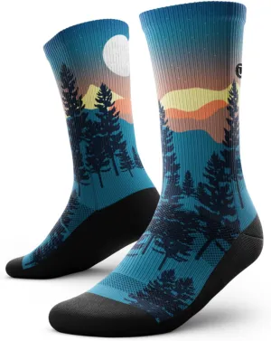 Outway Novelty Crew Socks for Men & Women, Breathable, Moisture-Wicking Athletic Calf Socks with Arch Support