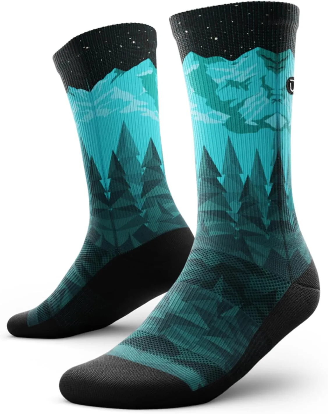 Outway Novelty Crew Socks for Men & Women, Breathable, Moisture-Wicking Athletic Calf Socks with Arch Support