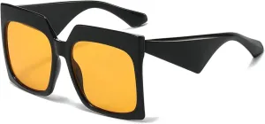 Oversized Frame Sunglasses Women Retro Trending Luxury Eyewear Shades Uv400 Sun Glasses