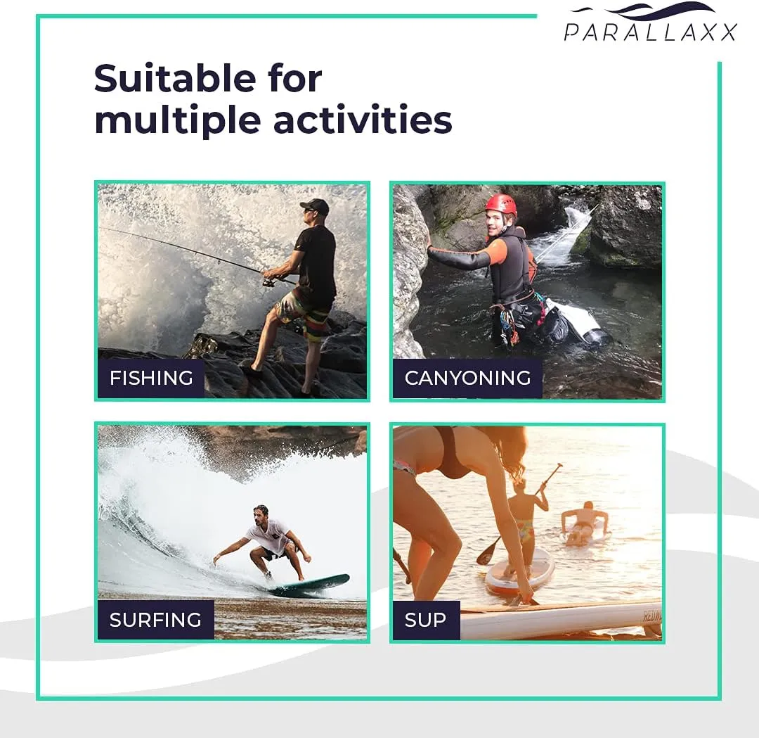 Parallaxx Barefoot Action Socks - Cut Resistant socks for foot protection, Toe Socks for Men and Women