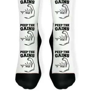 Peep The Gains Socks