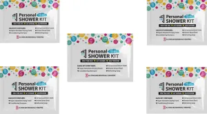 pH Advantage Compact Personal Shower Kit To-Go (Multi-Color) – Your Hygiene Companion for Travel, Gym, Camping | Shower on the Go | Shampoo, Soap, Towel. All in One (5)