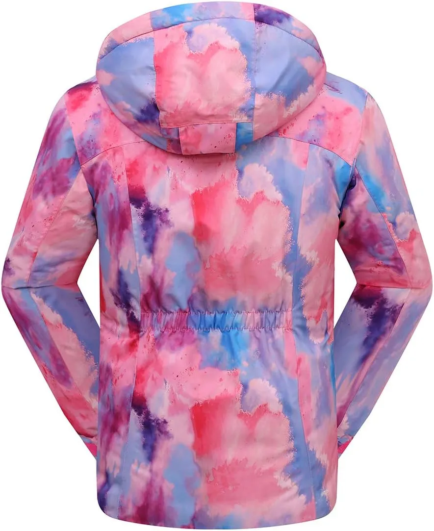 PHIBEE Women's Outdoor Waterproof Snowboard Breathable Snow Ski Jacket