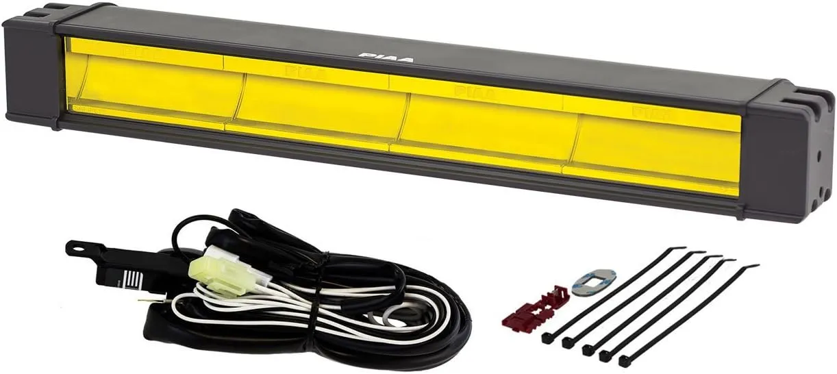 Piaa 22-07218 RF Series Yellow 18" SAE Compliant Fog Beam LED Light Bar Kit
