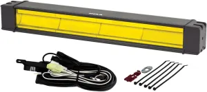 Piaa 22-07218 RF Series Yellow 18" SAE Compliant Fog Beam LED Light Bar Kit