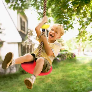 Plastic Children's Swing Play Equipment Outdoor  Kid Toy  Set Accessories