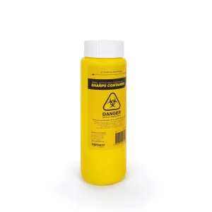 Plastic Sharps Container, 250ml