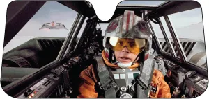Plasticolor 003702R01 Star Wars Snow Speeder Accordion Style Front Windshield Sunshade