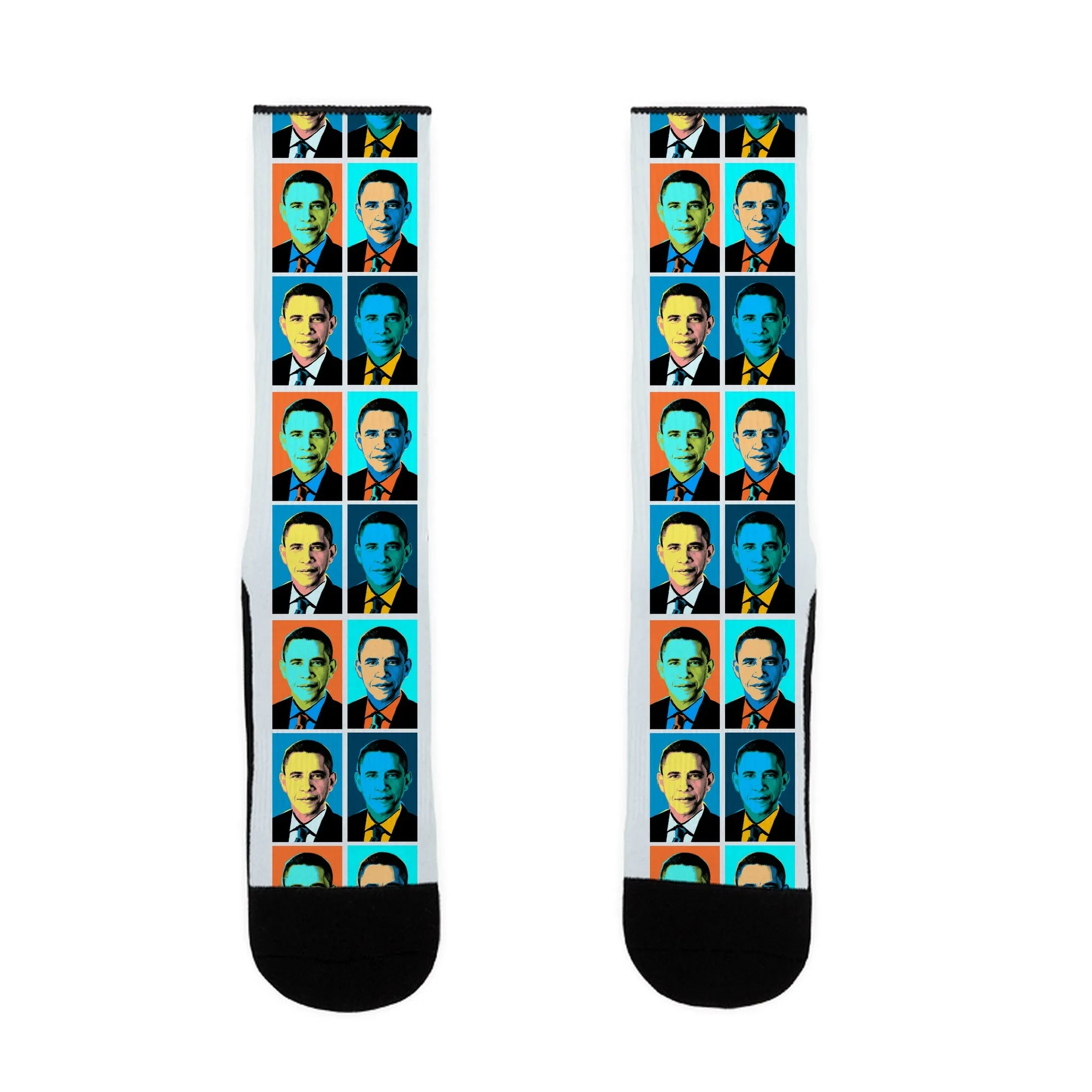 Pop Art Obama Socks