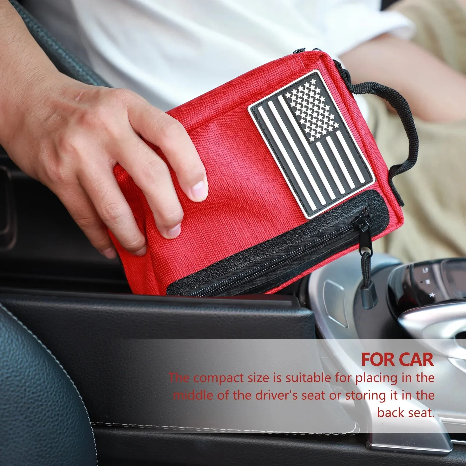 Premium First Aid Kit | Compact Emergency Medical Kit for Home, Car & Outdoors | 6.5" x 5" Travel-Ready Design