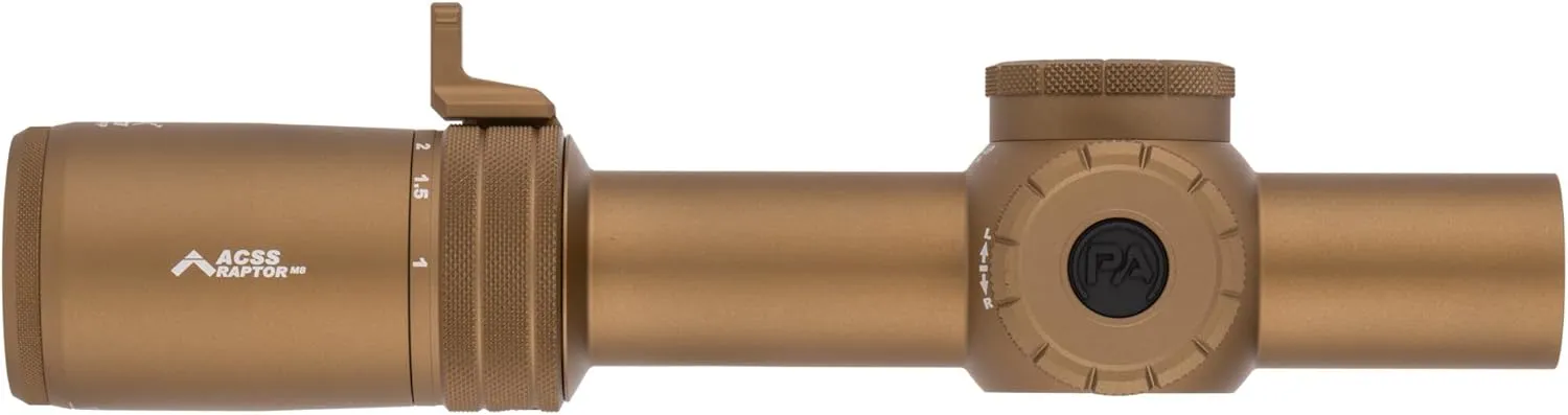 Primary Arms Compact PLx-1-8X24mm FFP Rifle Scopes - Multiple Illuminated Reticles