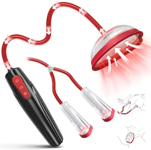 Pussy Pump Nipple Sucking Toys - BDSM Toys Electric Vacuum Vagina Sex Pump with 3 Suction Levels and 7 Modes, Female Sex Toys Clit Sucker for Women Pleasure, Adult Toys for Woman Couple Games