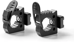 Quick Release Rubber Clamp for MOLLE Panel - MOLLE Accessories Adapter Mount for Shovel, Axe, and Tools, 2-Pack