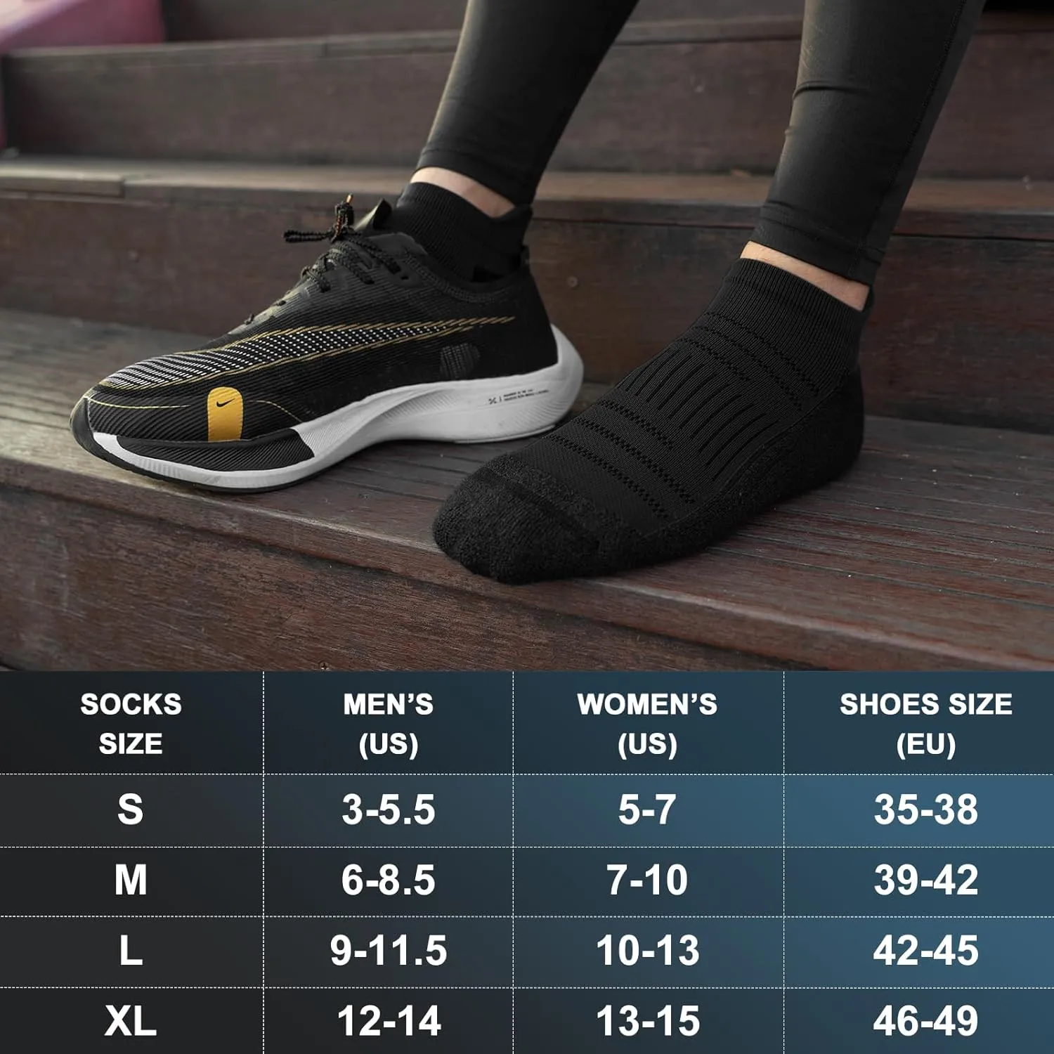 Rahhint Mohair Wool Hiking Ankle Socks Thick Cushion Anti Blister Moisture Wicking Compression Arch Support Outdoor 3 Pairs