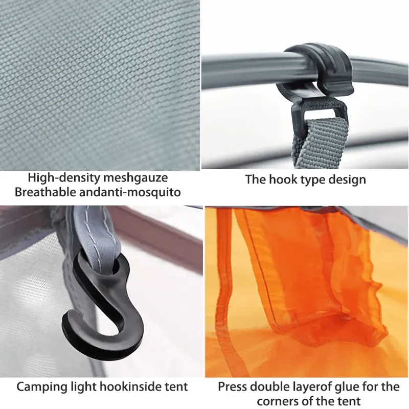 RAINSHELTER - Double Layer Camping Tent PU 3000mm 2-3 ppl