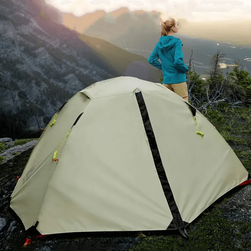 RAINSHELTER - Double Layer Camping Tent PU 3000mm 2-3 ppl