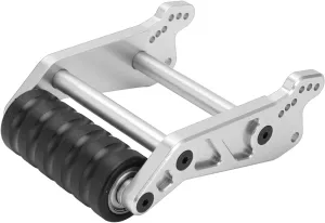 RC Rear HeadUp Wheel, RC Rear Wheelie Bar Assembly Aluminum Alloy Adjustable Wheelie Bar Kit for LOSI LMT Solid AXLE 4WD LOS04022 1/8 Car (Silver)