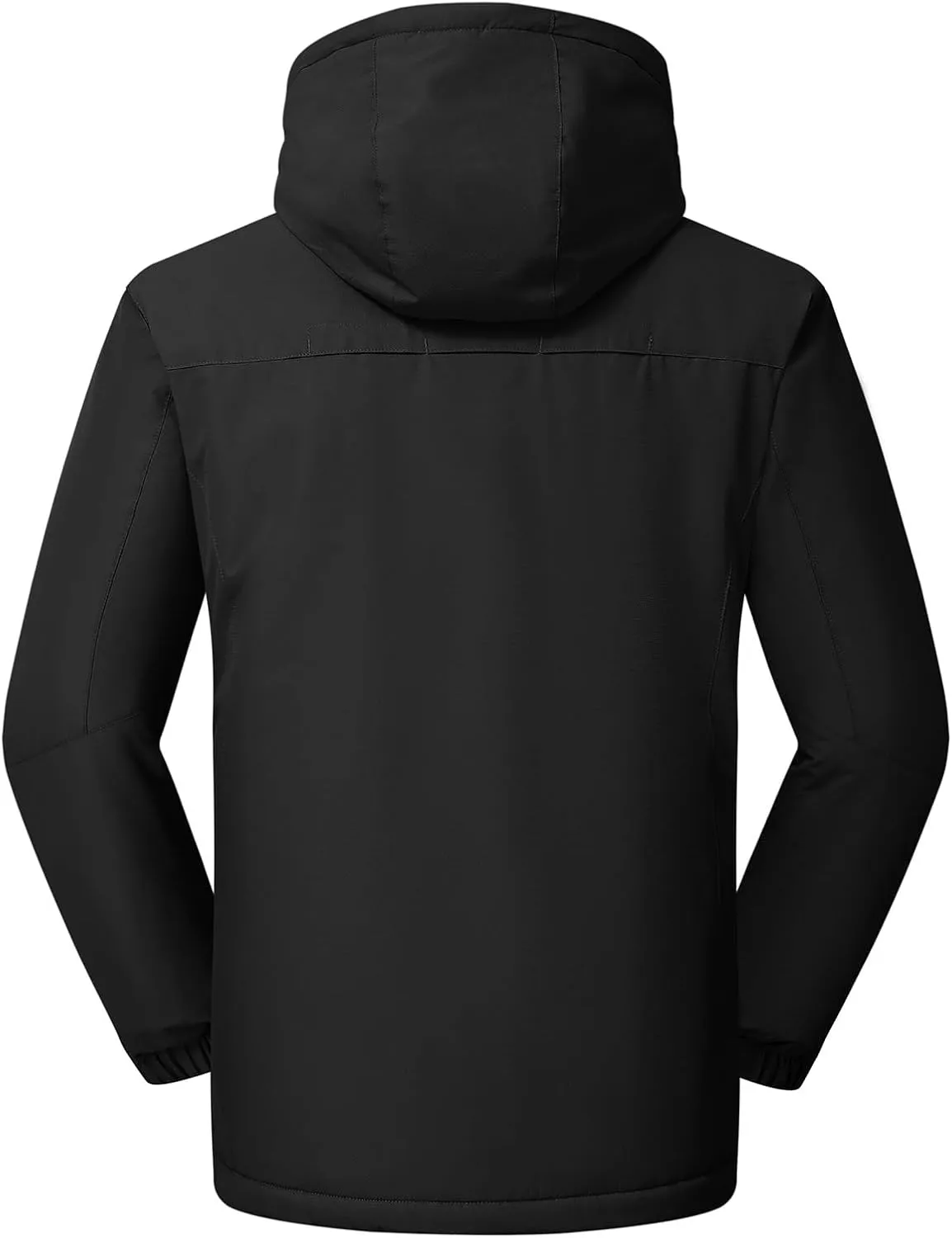 Rdruko Men's Ski Snow Jacket Waterproof Winter Insulated Fleece Hooded Outdoor Mountain Coat