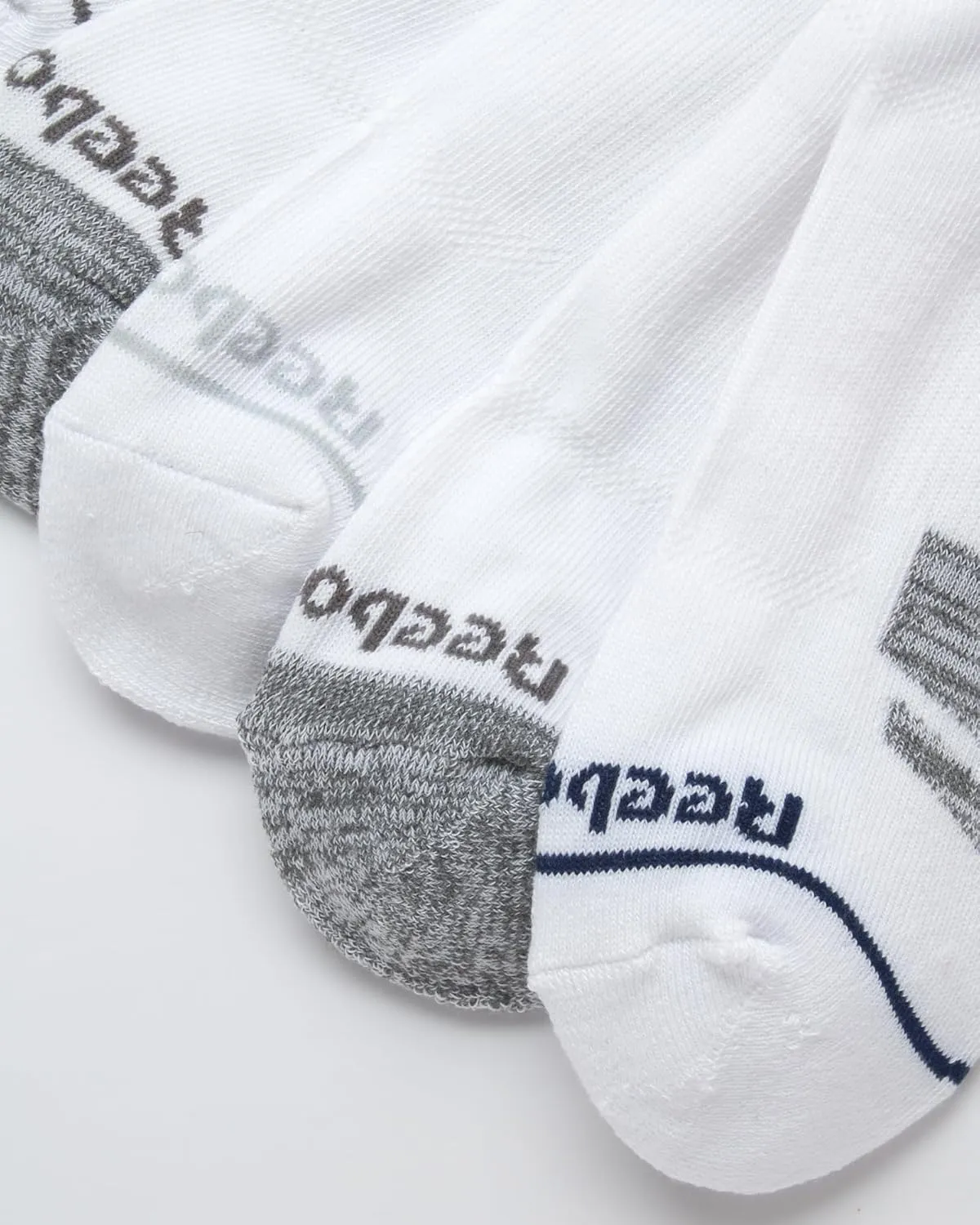 Reebok Men's Low Cut Tab Socks - 6 Pack Soft Comfort Anti-Blister Thick Ankle Athletic No Show (6-12.5)