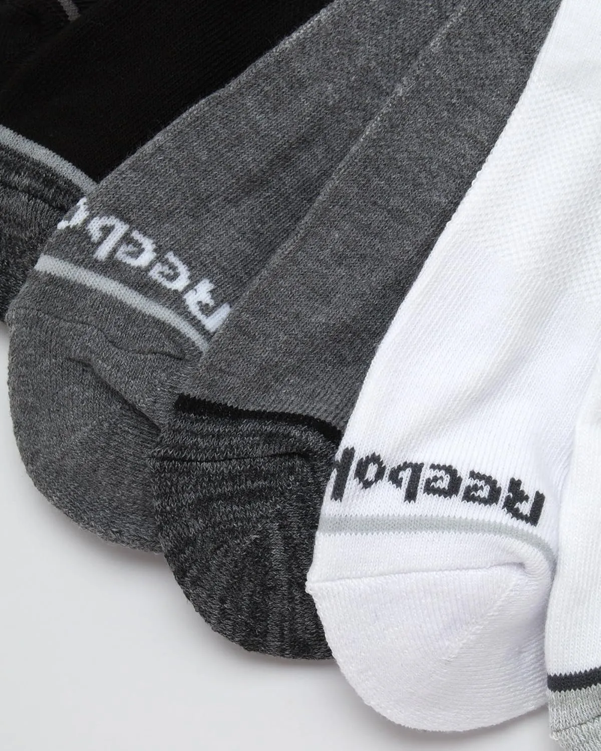 Reebok Men’s Quarter Socks – 6 Pack Cushion Quarter Cut Ankle Socks for Men - Breathable Men's Athletic Socks (Size: 6-12.5)