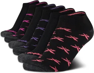 Reebok Women's Athletic Socks - Performance Low Cut Socks (6 Pack)