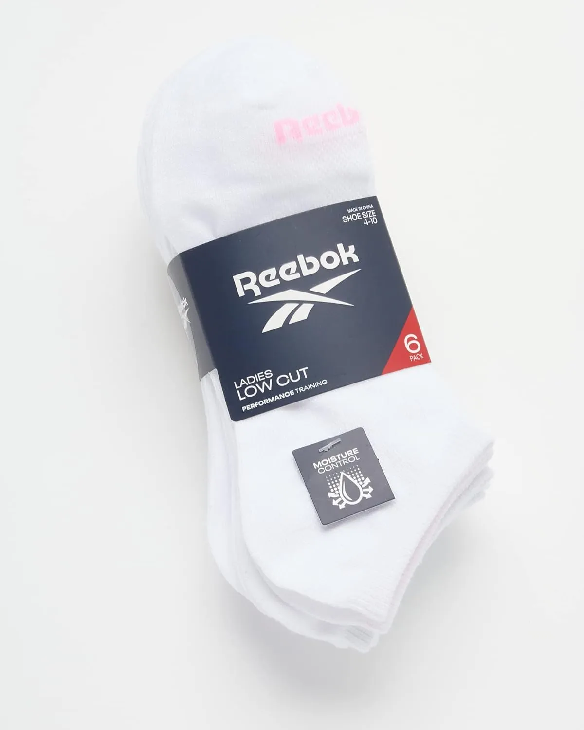 Reebok Women's Athletic Socks - Performance Low Cut Socks (6 Pack)