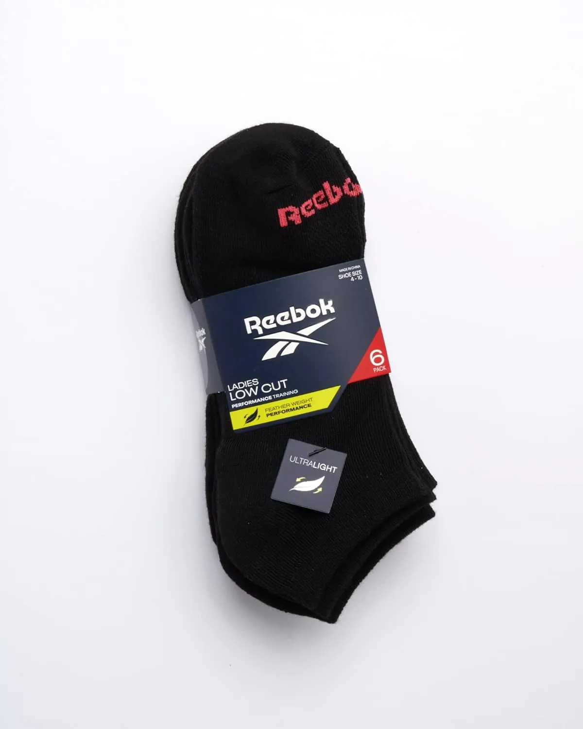 Reebok Women's Athletic Socks - Performance Low Cut Socks (6 Pack)