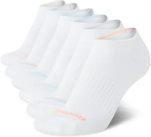 Reebok Women's Athletic Socks - Performance Low Cut Socks (6 Pack)