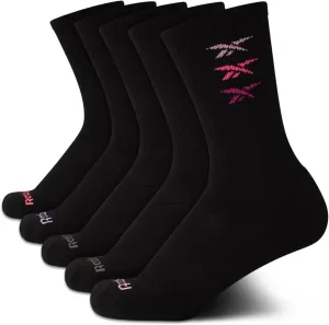 Reebok Womens Crew Socks - 5 Pack Athletic Performance Moisture-Wicking Cushioned Mid Calf Socks for Women (Sizes: 4-10)