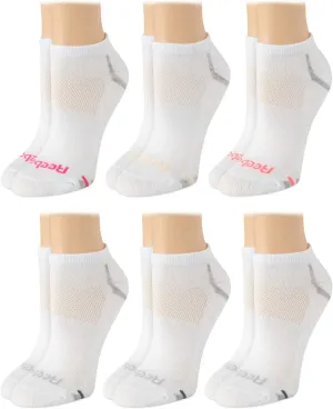 Reebok Women's Low Cut Socks - 6 Pack Performance Cushion Comfort No Show Socks - Breathable Athletic Socks for Women (4-10)