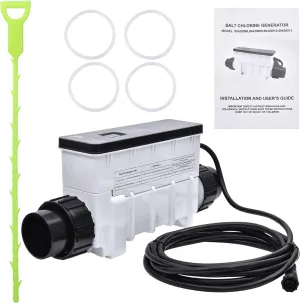 Replacement IC15 Salt Chlorine Generator Cell Compatible with Pentair IC15 EC-520888 IntelliChlor, Suitable for Pools Up to 15,000 Gallons Replace Number: 520888 with 15FT Cord