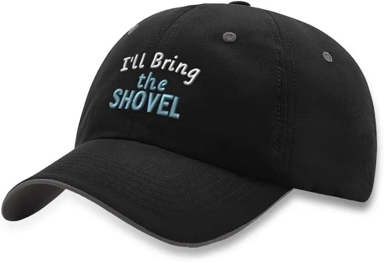 Richardson Soft Running Hat I'll Bring The Shovel Polyester Waterproof Baseball Cap