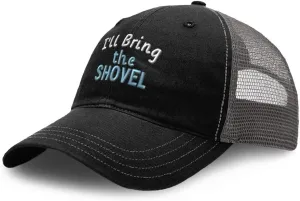 Richardson Trucker Mesh Hat I'll Bring The Shovel Cotton Dad Hats for Men & Women