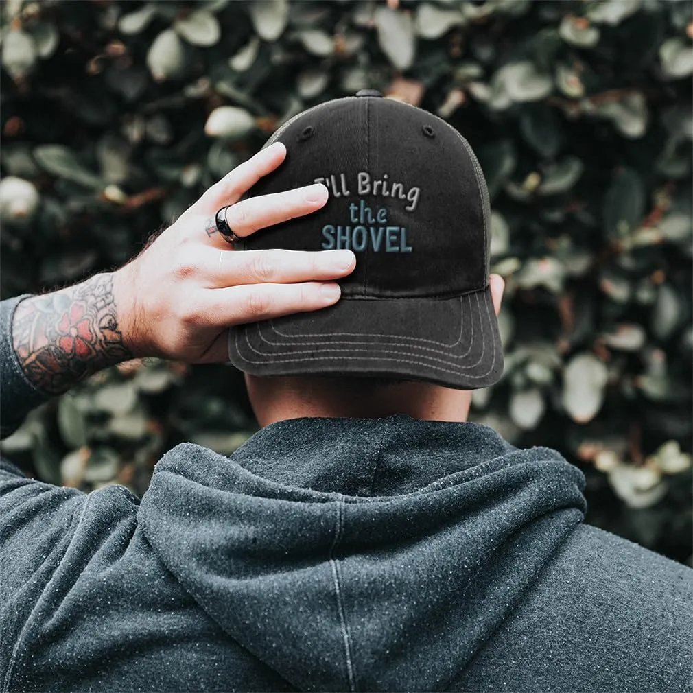 Richardson Trucker Mesh Hat I'll Bring The Shovel Cotton Dad Hats for Men & Women
