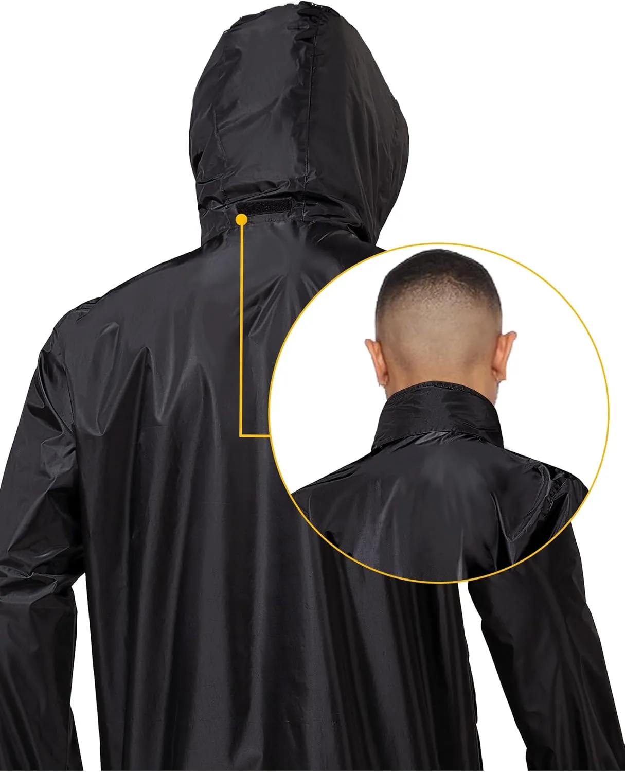 Rodeel Waterproof Jacket and Overalls Set Waterproof Rain Jacket Bid Suit Ultimate Protection for Outdoor Adventures