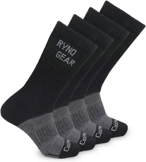 RYNO GEAR CoolMax 9" Moisture Wicking Performance Comfort Fit Socks Athletic Sock