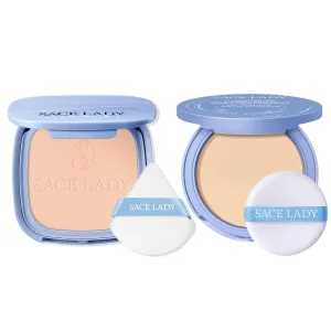 SACE LADY Face Powder Waterproof Sets Makeup, Oil Control Compact Powder Kit for Women, Matte Flawless Talc-Free and Cruelty-Free Cosmetics